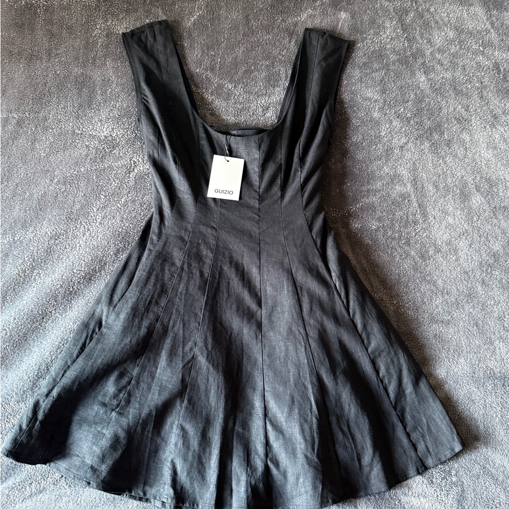 Guizio Leila Mini Dress for Women Black XXS - Picture 2 of 5